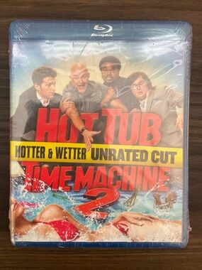 New/Sealed Hot Tub Time Machine 2 Blu-Ray Unrated Cut